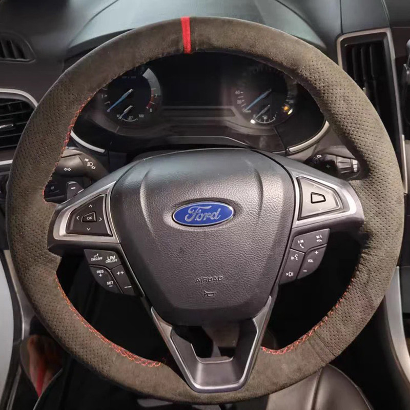 G&T Hunting & Outdoor Gun Shop Photos - Hand Stitched Suede Steering Wheel Cover