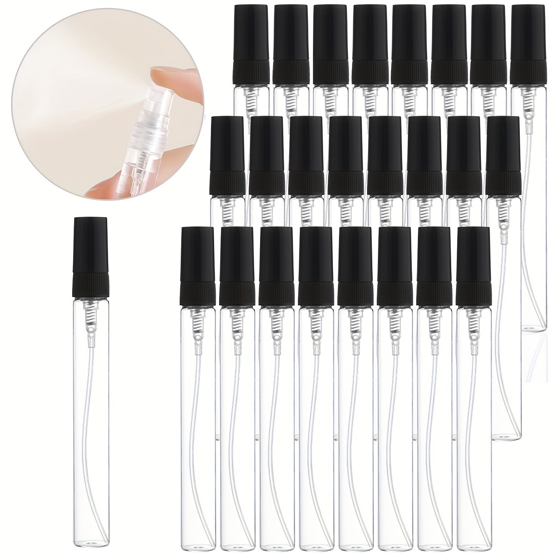 Scent Eliminator Spray - 25pcs 10ml Refillable Empty Portable Glass