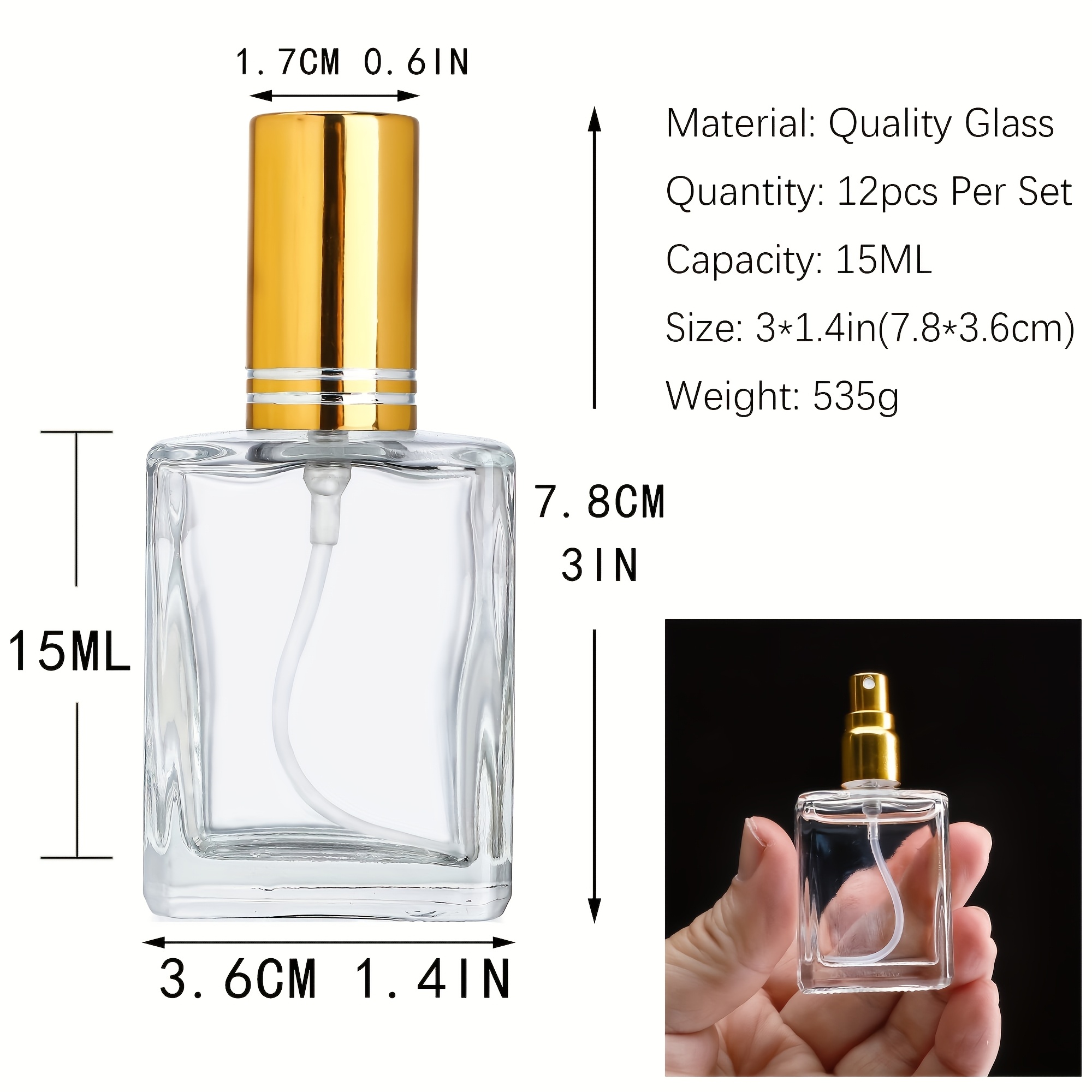 12pcs+6 accessories 15ml trans - Scent Eliminator Spray review and price
