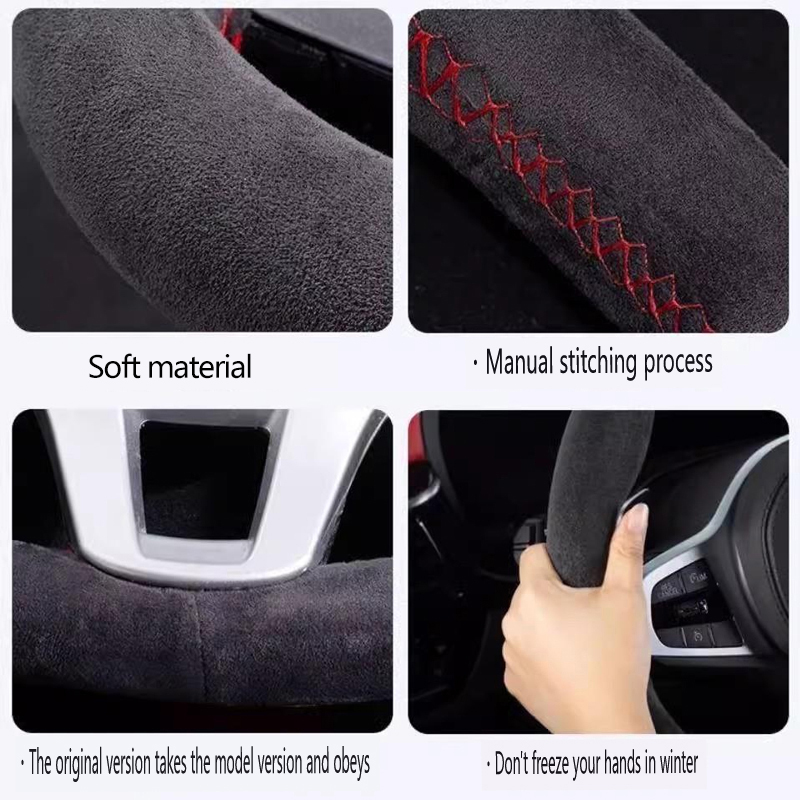 Hand Stitched Suede Steering W - G&T Hunting & Outdoor Gun Shop Photos review and price