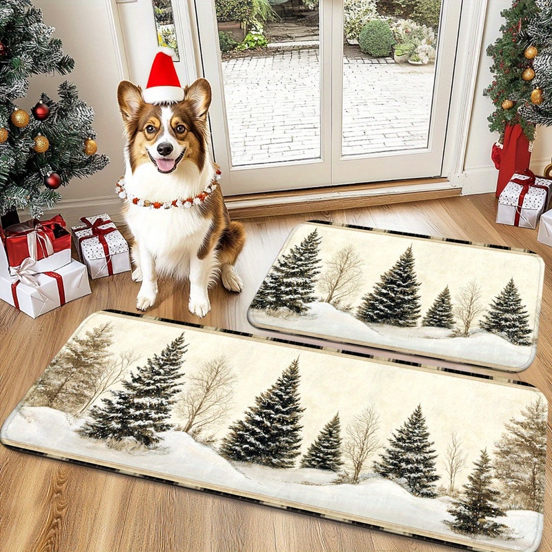 VIKAMA Christmas Carpet Winter - Hunting Outdoor Rug review and price