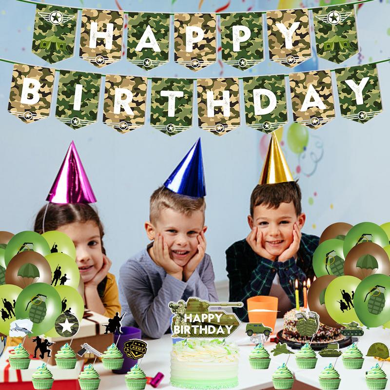 Camouflage Birthday Decoration - Hunting Outdoor Boys review and price