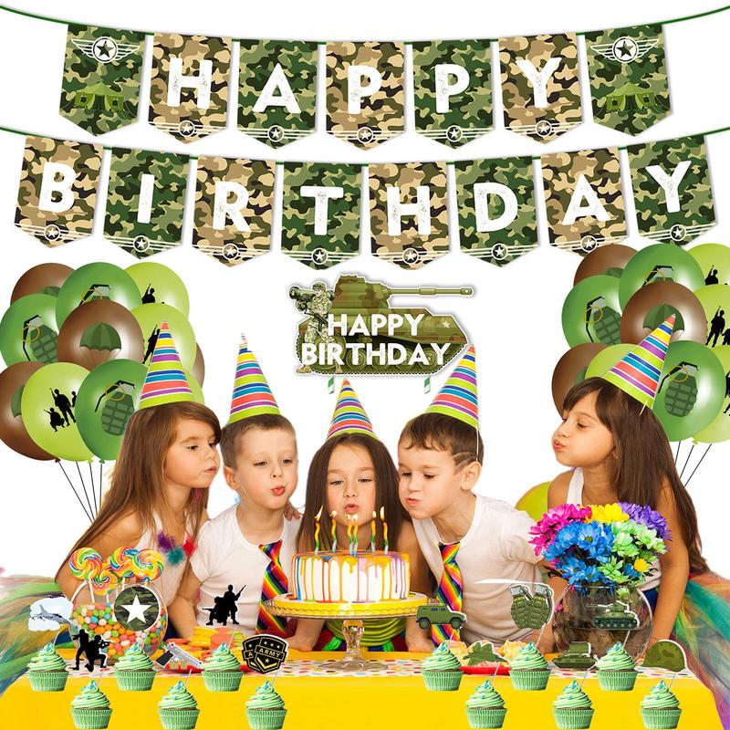 Camouflage Birthday Decoration - Hunting Outdoor Boys review and price