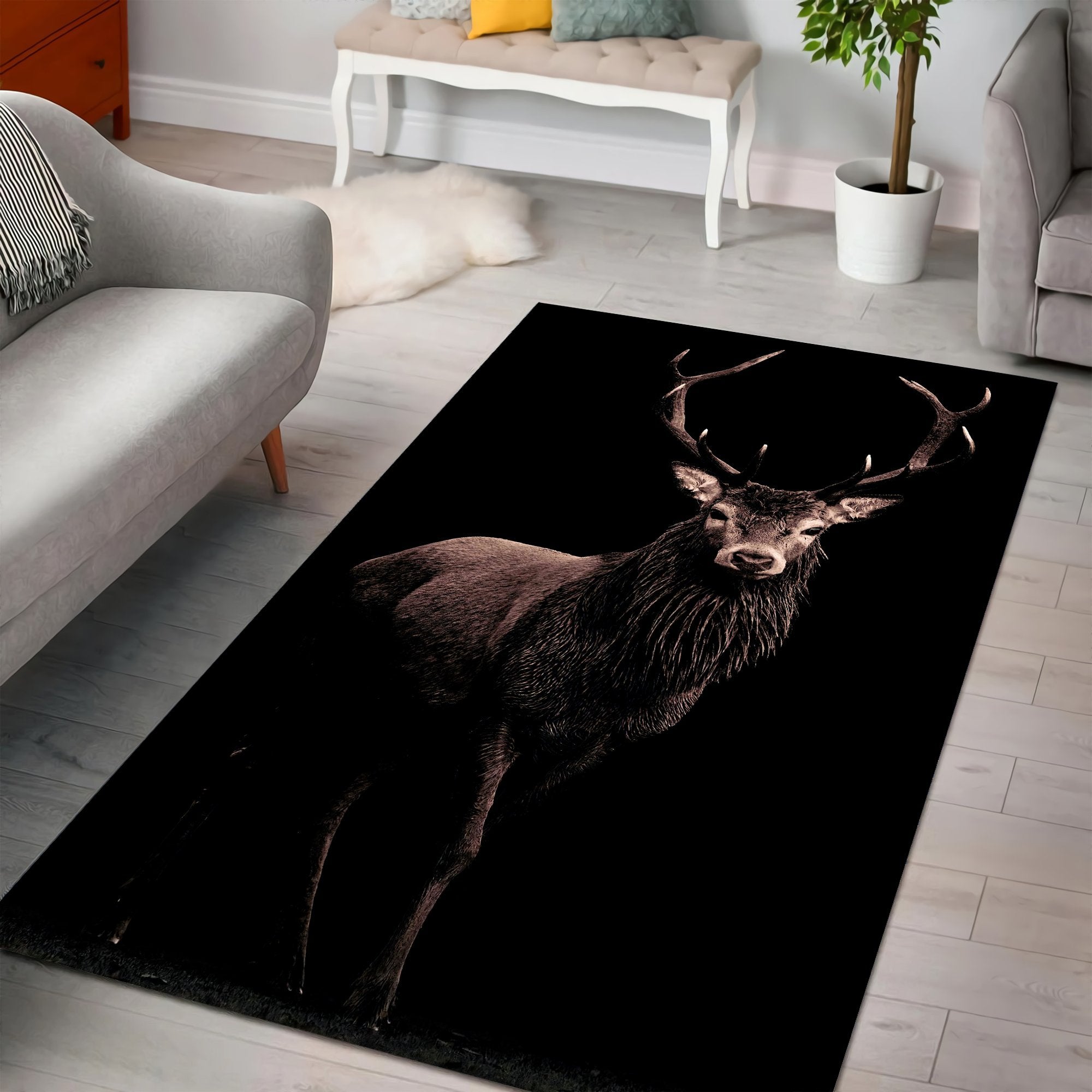 Hunting Deer Lover Newfashion  - Hunting Outdoor Rug review and price