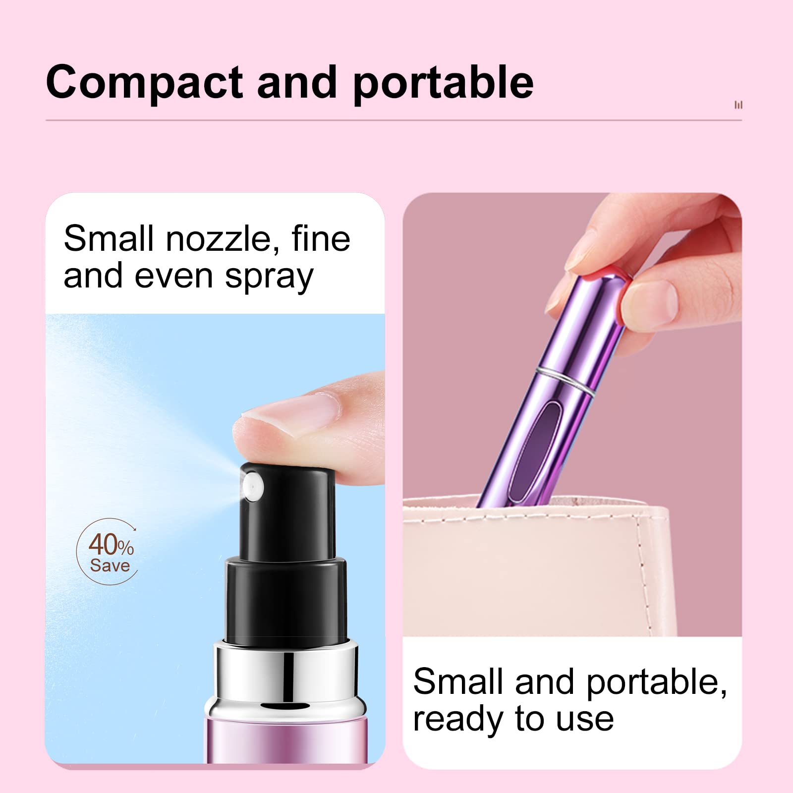 Refillable Mini Perfume Bottle - Scent Eliminator Spray review and price