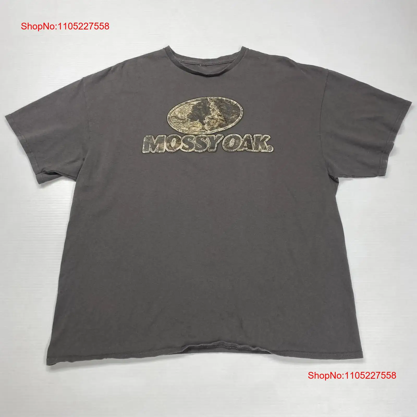 Mossy Oak Mens T Shirt M Gray  - Outdoor Hunting Logo review and price