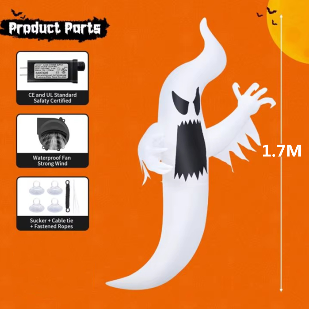 1.7M Halloween Inflatable Wind - Outdoor Hunting House review and price