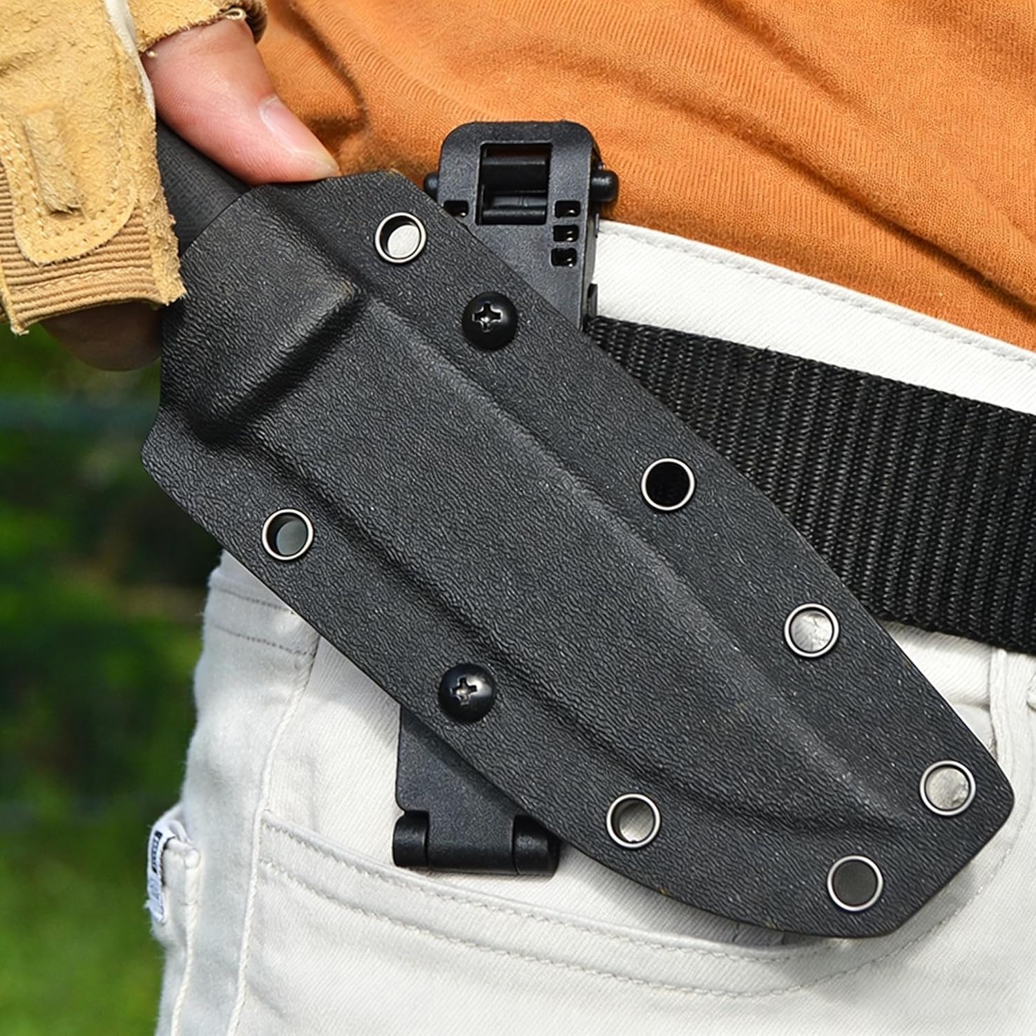 1\2 PCS Outdoor Buckle Molle W - Outdoor Hunting Knife Set review and price